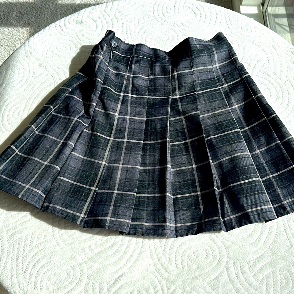 Plaid Pleated Skirt Tartan Skater School Uniform Mini Skirts